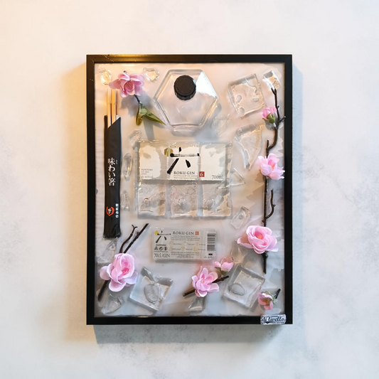 🌸 Essenza di Giappone – Roku Gin Art Frame - QUADRO ROKU GIN