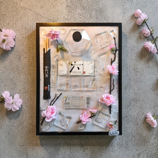 🌸 Essenza di Giappone – Roku Gin Art Frame - QUADRO ROKU GIN